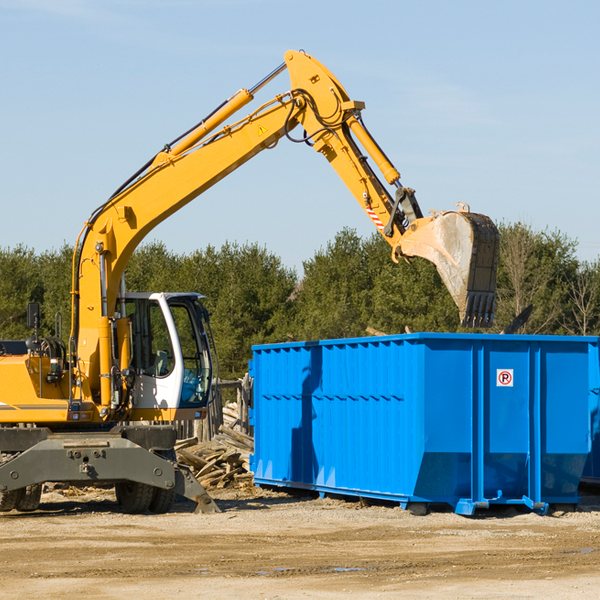 how does a residential dumpster rental service work in Quogue